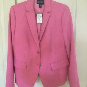 Lands End pink blazer NWT sz 10
